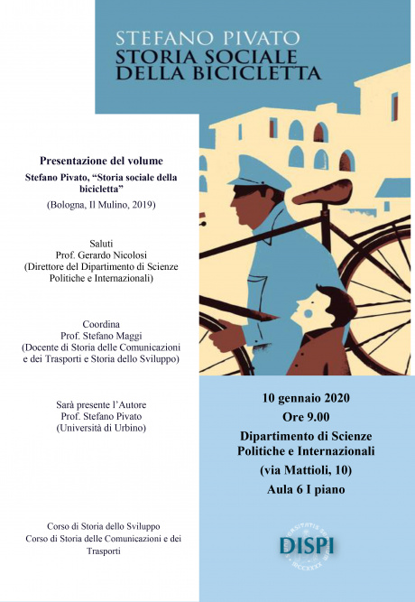 Presentazione del volume "Storia sociale della bicicletta" di Stefano Pivato