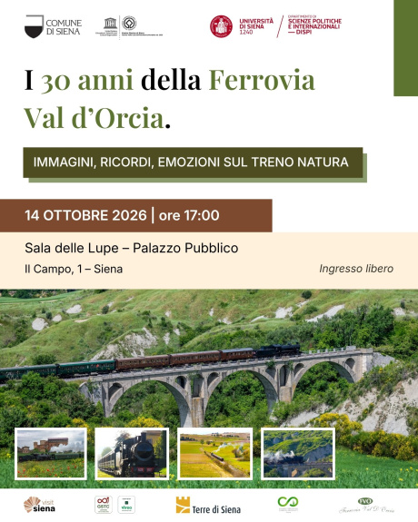 I 30 anni della Ferrovia Val d'Orcia I 30 anni della Ferrovia Val d'Orcia