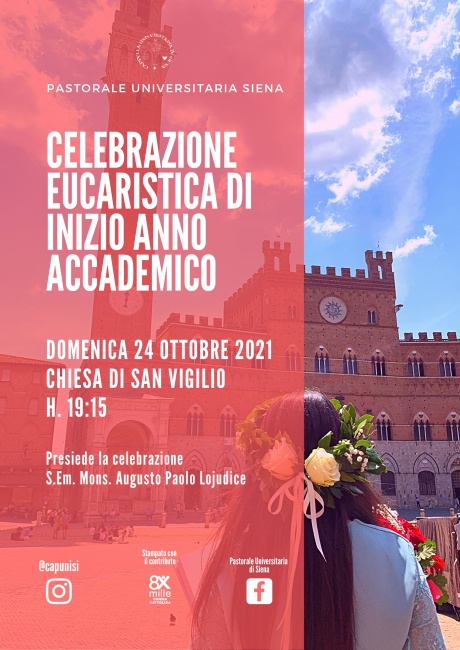 celebrazione eucaristica di inizio anno accademico dell’Università di Siena.