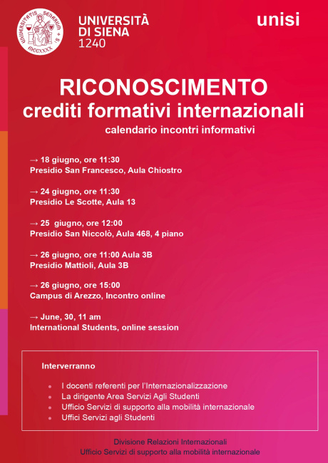 Approvate le nuove Linee guida per il riconoscimento crediti internazionali Approvate le nuove Linee guida per il riconoscimento crediti internazionali