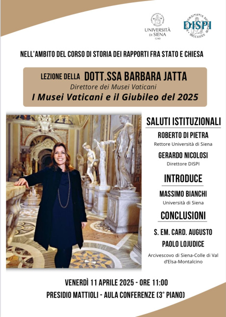 Lezione con la direttrice dei Musei Vaticani Barbara Jatta