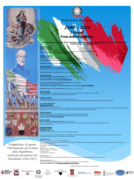 manifesto celebrazioni Festa della Repubblica