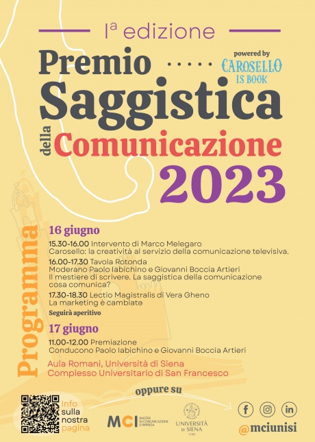 Premio Saggistica della Comunicazione