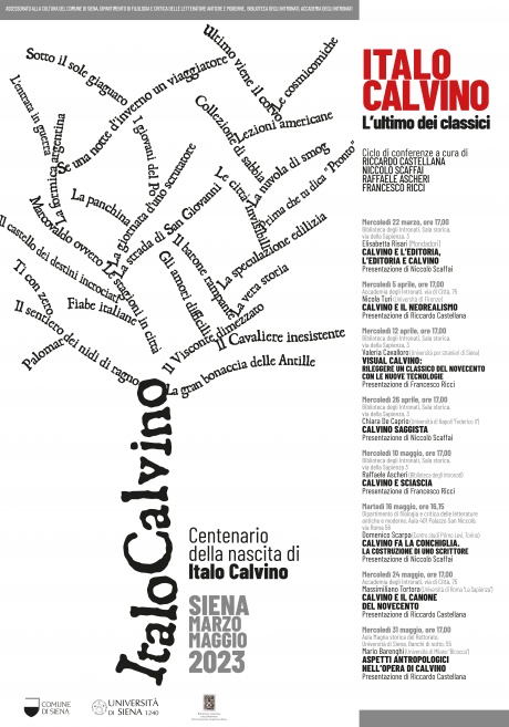 "Italo Calvino. L'ultimo dei classici" "Italo Calvino. L'ultimo dei classici"