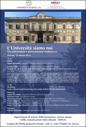 L'Università siamo noi L'Università siamo noi