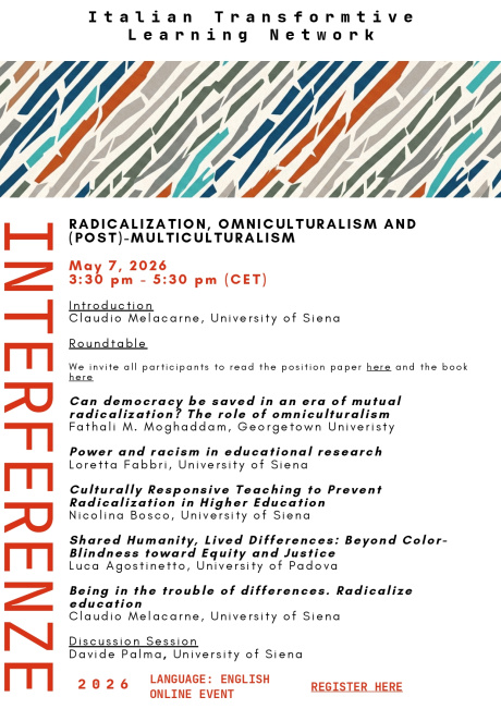 Seminario "Radicalization, Omniculturalism and (Post)-Multiculturalism" Seminario "Radicalization, Omniculturalism and (Post)-Multiculturalism"