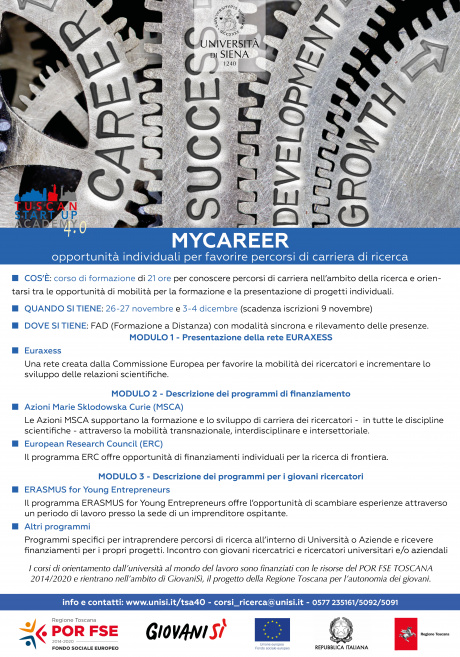 MYCAREER - edizione 2020 MYCAREER - edizione 2020