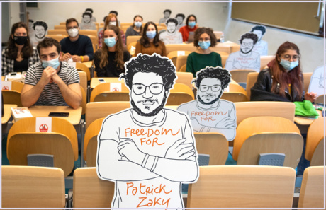 Una sedia per Patrick Zaky Una sedia per Patrick Zaky