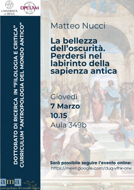La bellezza dell’oscurità. Perdersi nel labirinto della sapienza antica