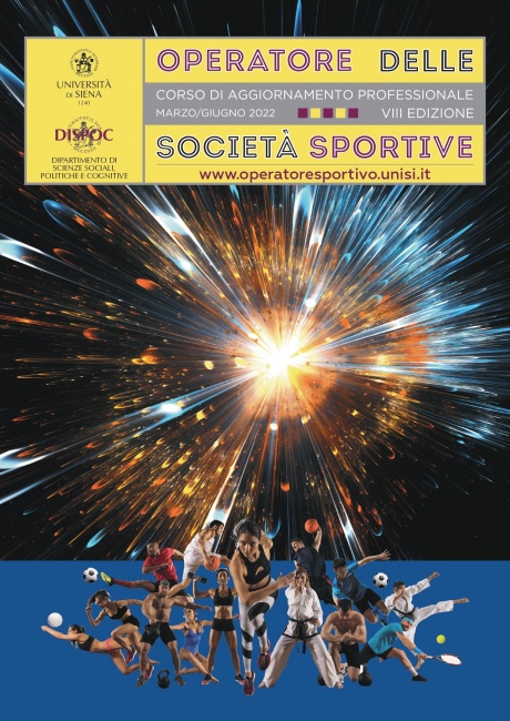 Aperte le iscrizioni al corso di aggiornamento professionale in Operatore delle società sportive – VIII edizione