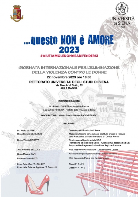 “... questo non è amore 2023” “... questo non è amore 2023”