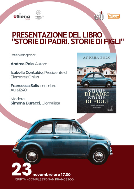 presentazione del libro di Andrea Polo "Storie di padri. Storie di figli"
