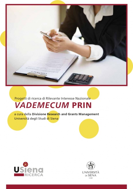 Vademecum PRIN Università di Siena