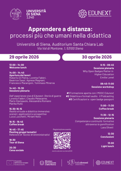 “Apprendere a distanza: processi più che umani nella didattica” “Apprendere a distanza: processi più che umani nella didattica”
