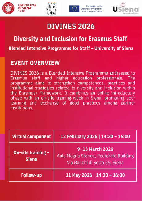 BIP DIVINES – Diversity and Inclusion for Erasmus Staff