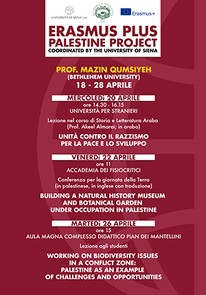 conferenze del prof. Mazin Qumsiyeh