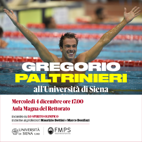 Gregorio Paltrinieri ospite dell'Università di Siena 