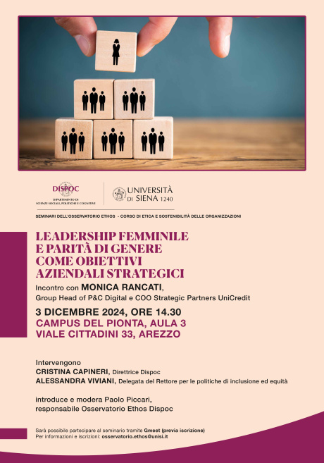 “Leadership femminile e parità di genere come obiettivi aziendali strategici”