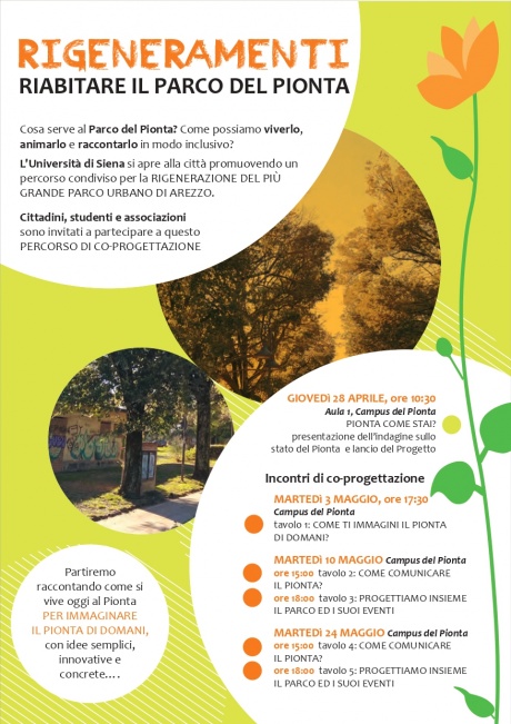 Arezzo: "Rigeneramenti - Riabitare il parco del Pionta"
