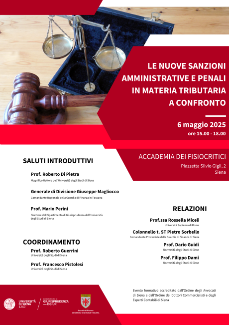  “Le nuove sanzioni amministrative e penali in materia tributaria a confronto”