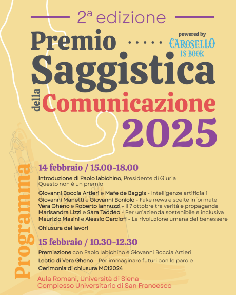 “Premio Saggistica della Comunicazione“