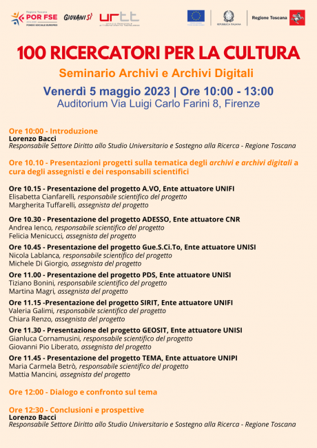 Firenze: 100 ricercatori per la cultura