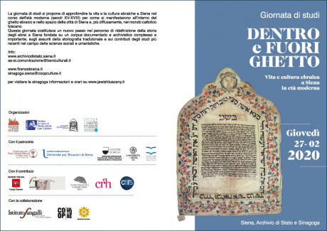 Giornata di studi "Dentro e fuori ghetto"