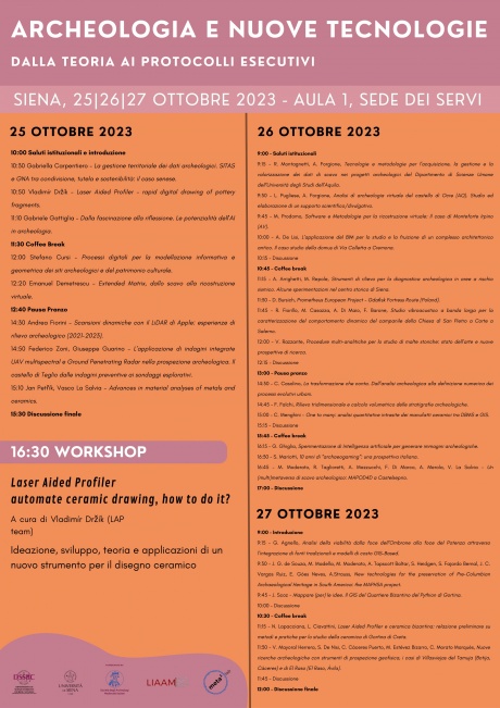 Convegno "Archeologia e nuove tecnologie"