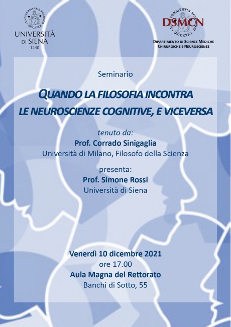 Seminario "Quando la filosofia incontra le neuroscienze cognitive, e viceversa"