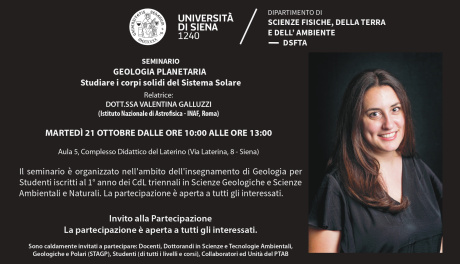 seminario di geologia planetaria