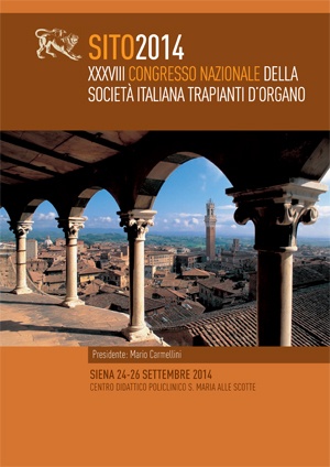 Locandina XXXVIII congresso nazionale della Società italiana per trapianti d'organo