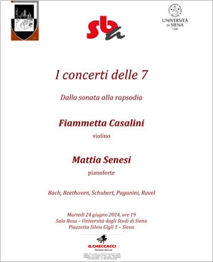 locandina "I concerti delle 7"