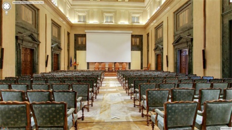 Screenshot Vitual Tour aula magna Rettorato