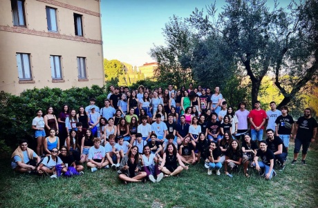 gruppo dei partecipanti alla Scuola estiva di orientamento dell’Università di Siena
