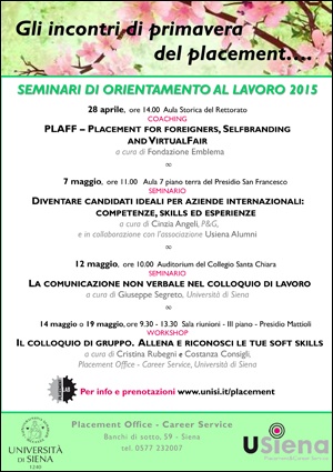 seminari orientamento placement