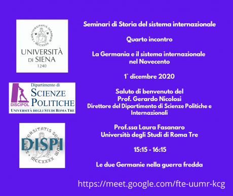 Seminari di storia del sistema internazionale