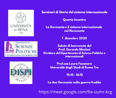 Seminari di storia del sistema internazionale