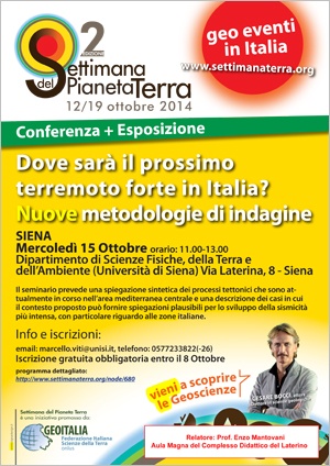 Locandina Settimana della Terra