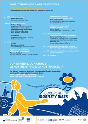 locandina Mobility management e mobilità sostenibile