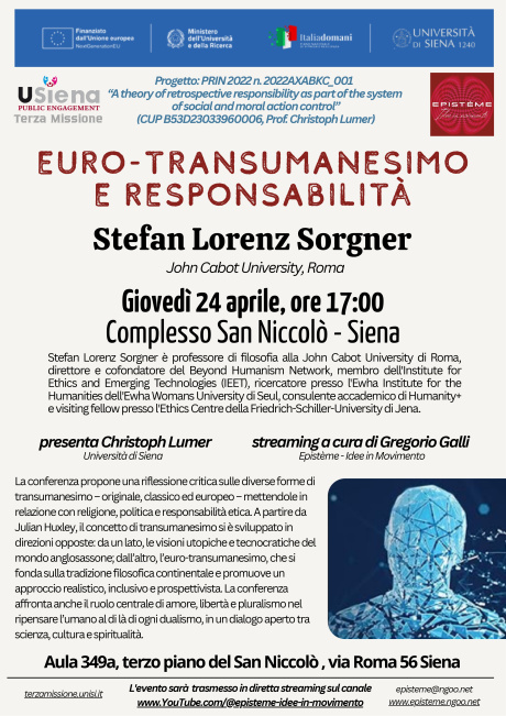 conferenza "Euro-transumanesimo e responsabilità"