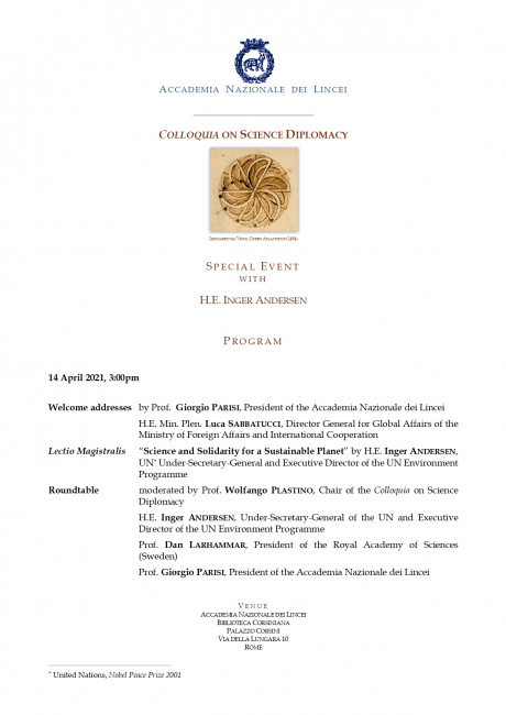 Colloquia on Science Diplomacy Colloquia on Science Diplomacy