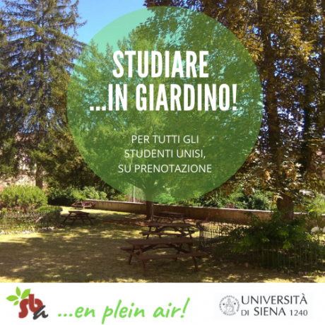 Aperte le postazioni di studio nel giardino di via Fieravecchia Aperte le postazioni di studio nel giardino di via Fieravecchia