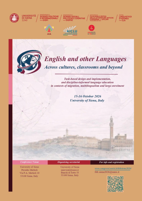 Convegno internazionale sull'apprendimento linguistico Convegno internazionale sull'apprendimento linguistico