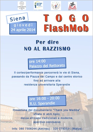 locandina Togo Flash mob