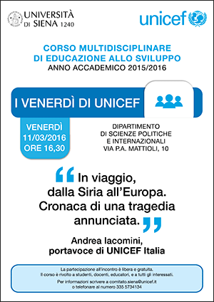 i venerdì di unicef