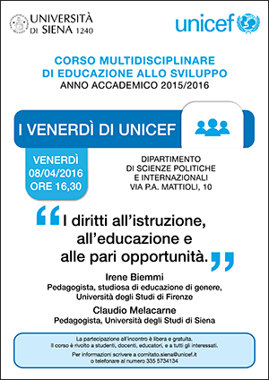 i venerdì di unicef