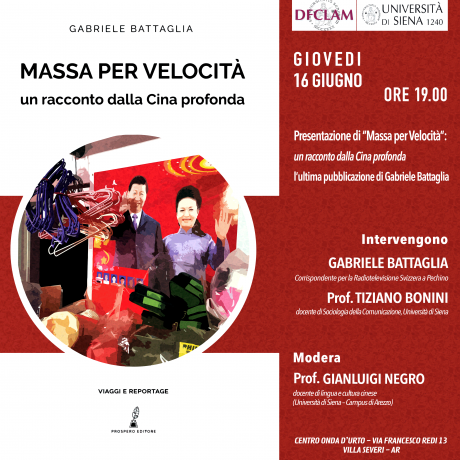 Presentazione di "Massa per Velocità. Un racconto dalla Cina profonda " (Prospero Editore,2021)