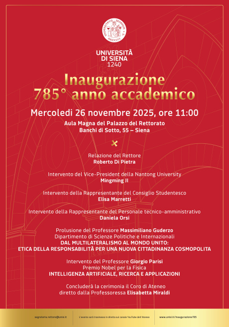  inaugurazione del 785° anno accademico