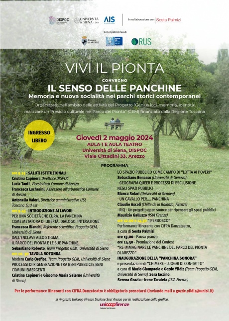Convegno "Il senso delle panchine"