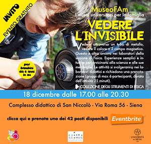 locandina "Vedere l'invisibile"